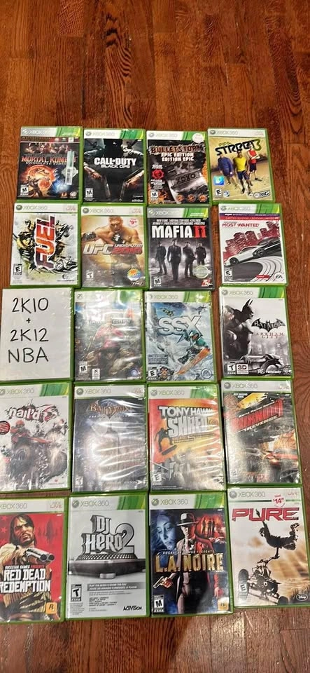Xbox 360 Video Games Assorted lots ($10 each)