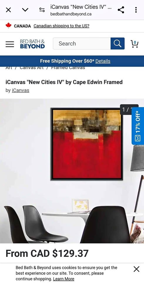 iCanvas "New Cities IV" by Cape Edwin Framed Art