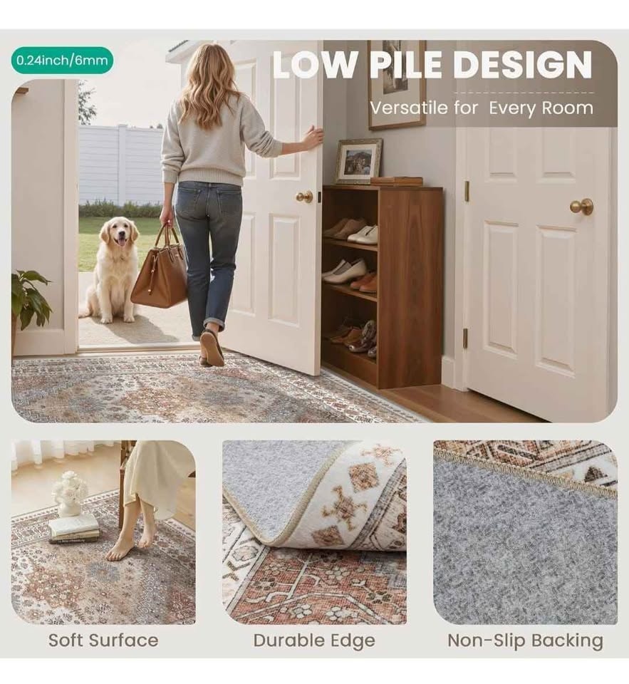 8x10 Area Rug for Living Room - Vintage Style - photo 4