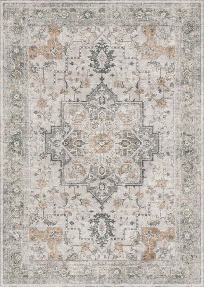Area Rugs 8x10 for Living Room, Non-Slip, Washable - photo 2