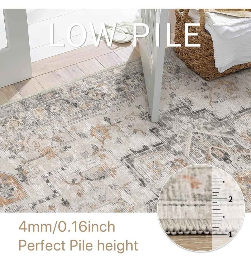 Area Rugs 8x10 for Living Room, Non-Slip, Washable - photo 5