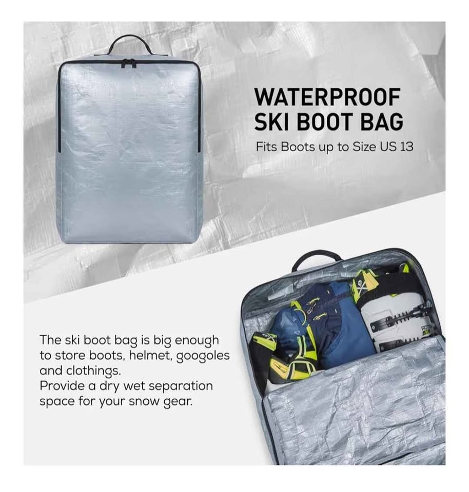 TOURIT Rolling Ski Bag & Boot Bag Combo - Padded, 195cm - photo 5