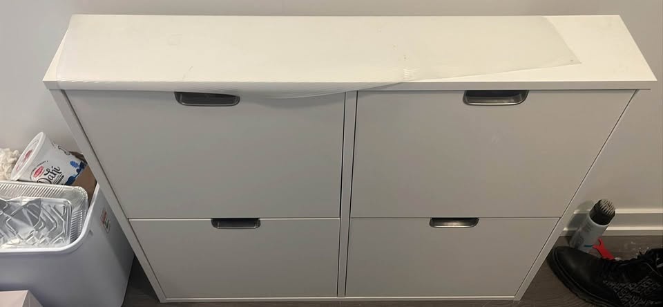IKEA STÄLL Shoe Cabinet with 4 Compartments – Like New / Excelle - photo 4