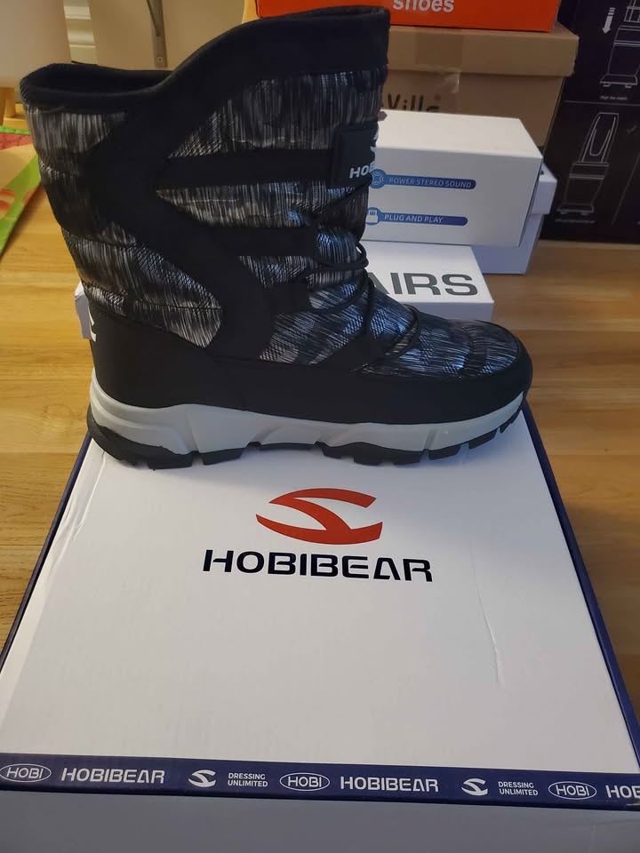 BODATU Boys Snow Boots Outdoor Waterproof Winter Kids Shoes - photo 5