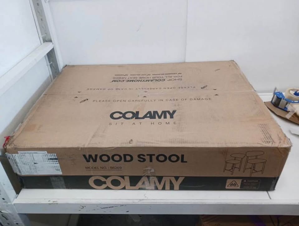 Modern Beige Counter Height Stools (Set of 2) - Brand New - photo 4