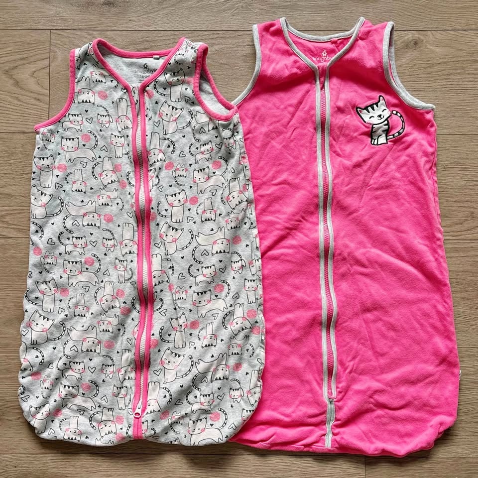 SNUGABYE toddler girls 18-24M sleep sacks bundle 🧡