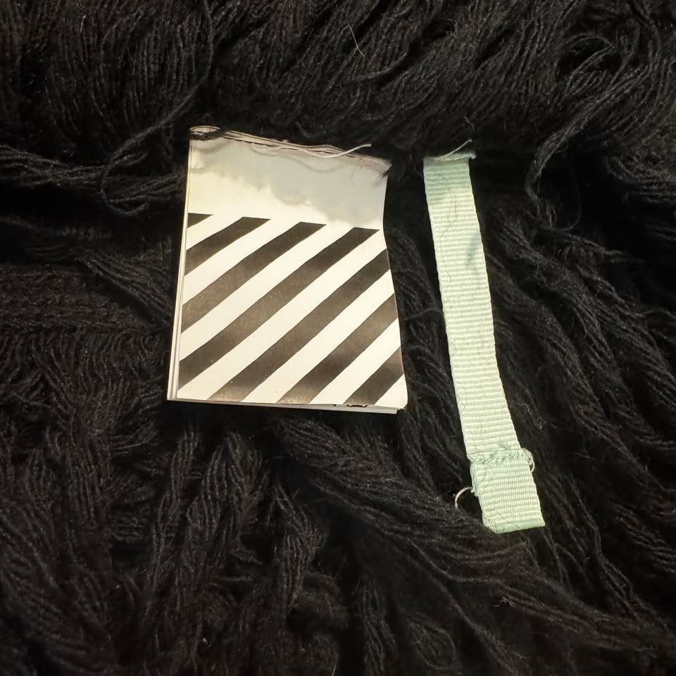 Authentic Off-White c/o Virgil Abloh "SCARF" – Black/White - photo 4