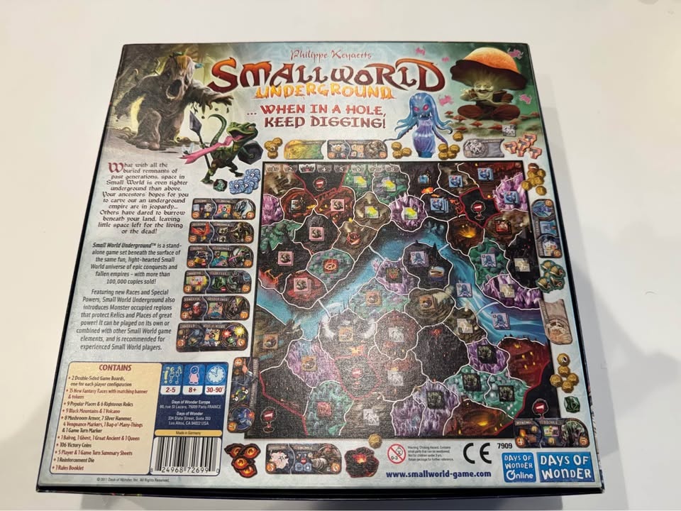 Small World Underground Board Game - photo 2