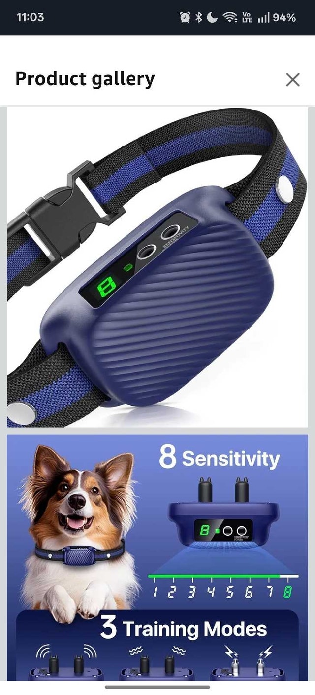 Dog Bark Collar for Large/Medium Dogs - photo 2