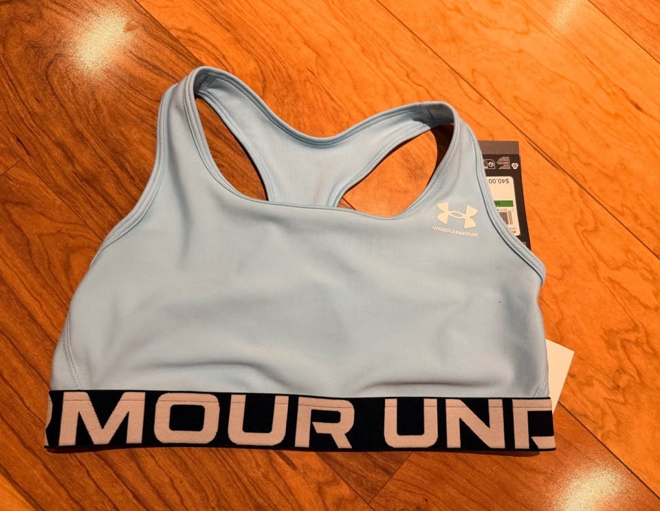BNWT Under Armour Heatgear Mid Banded Sports Bra L - photo 4