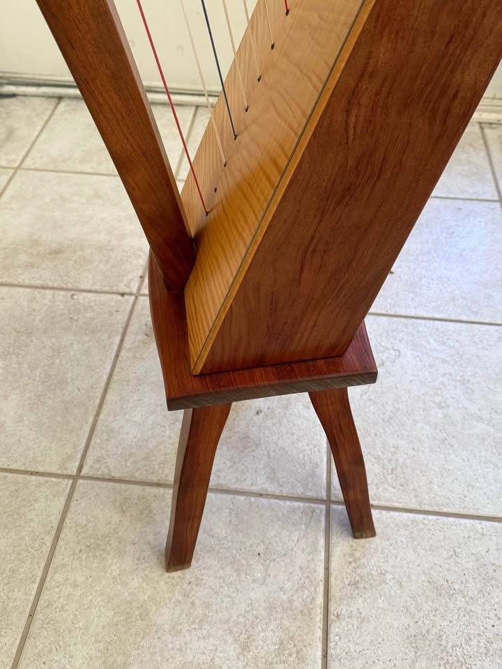 VTG 2000 Dusty Strings FH26 26 String Harp Bubinga Wood - photo 5
