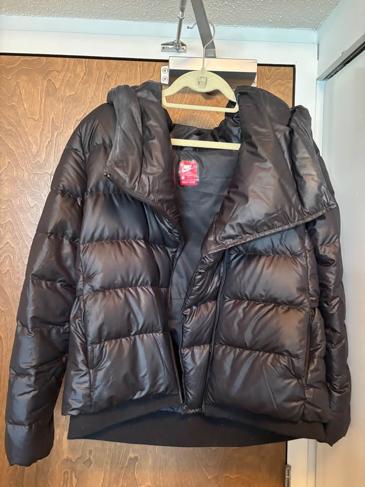 Nike Black Puffer Jacket Large - photo 4