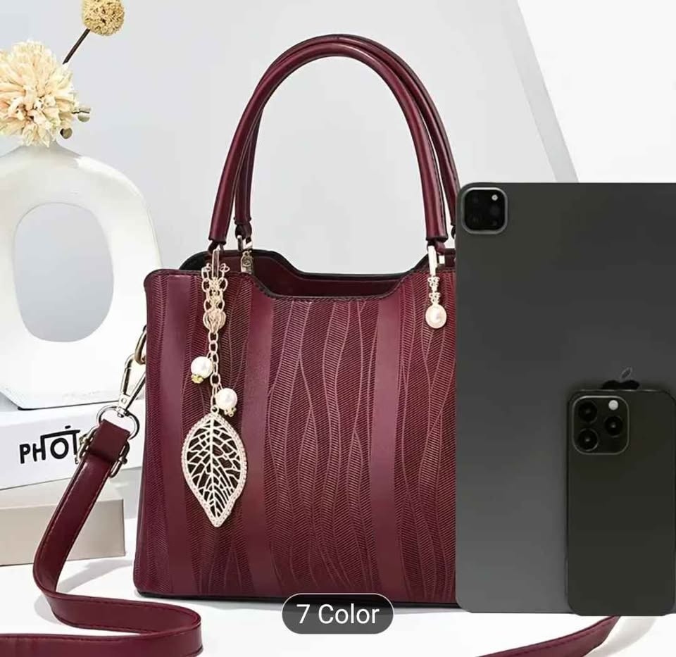 Brand new beautiful maroon Color hand bag for women - photo 2