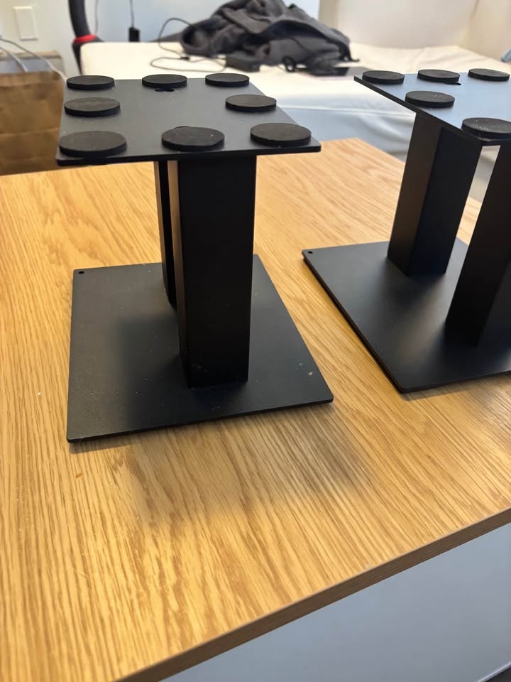 Black Speaker Stand for Desk - photo 4