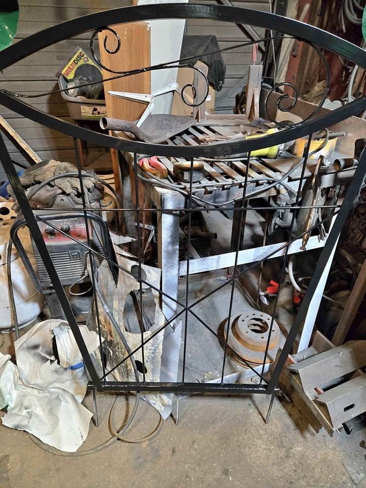 Custom Metal Art Garden Trellis - Handcrafted