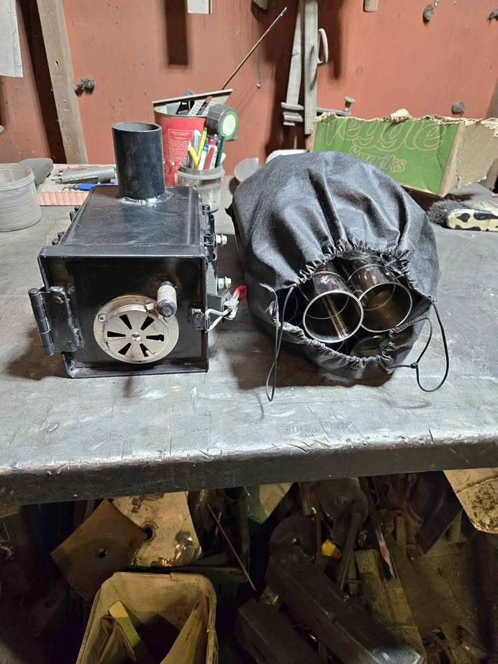 Custom Portable Tent Stove & Chimney Kit