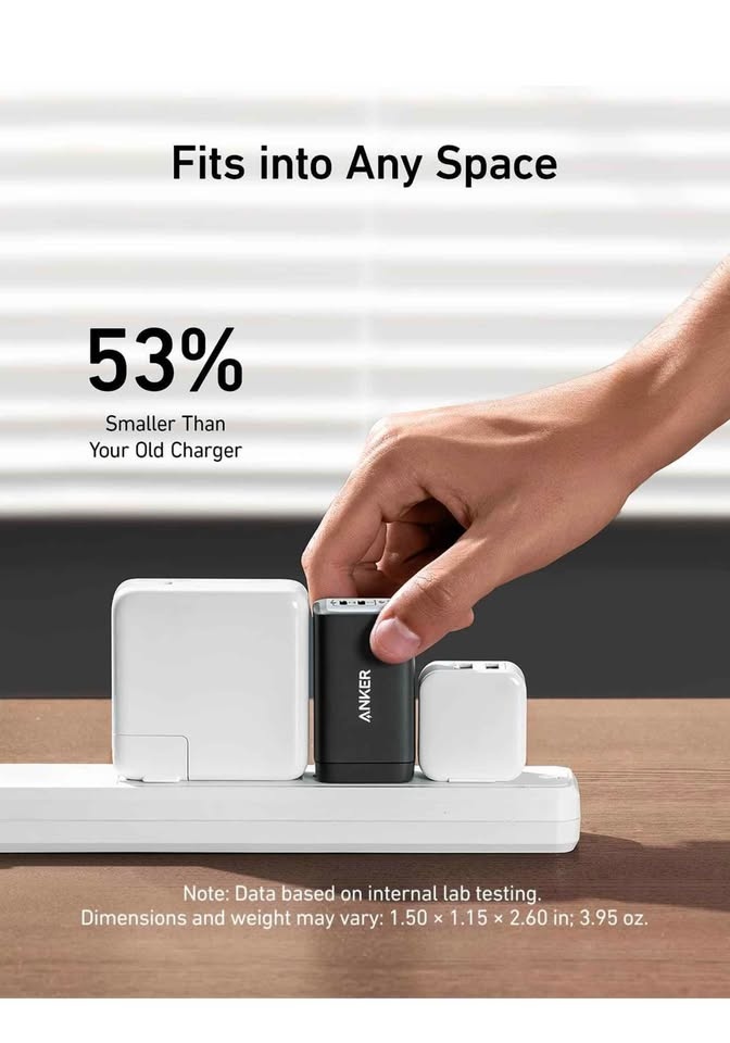 Anker 65W 3-Port USB-C Wall Charger - photo 4