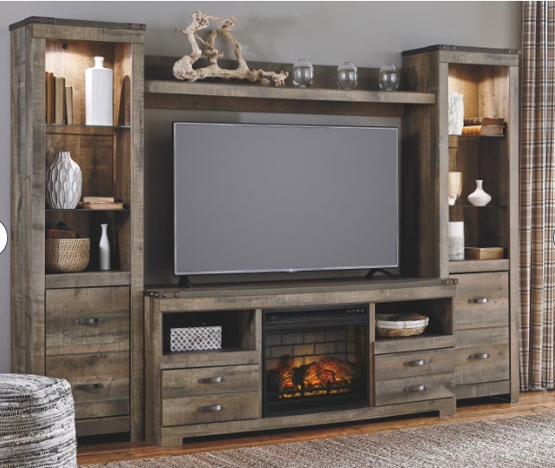 Trinell Entertainment Unit with Fireplace