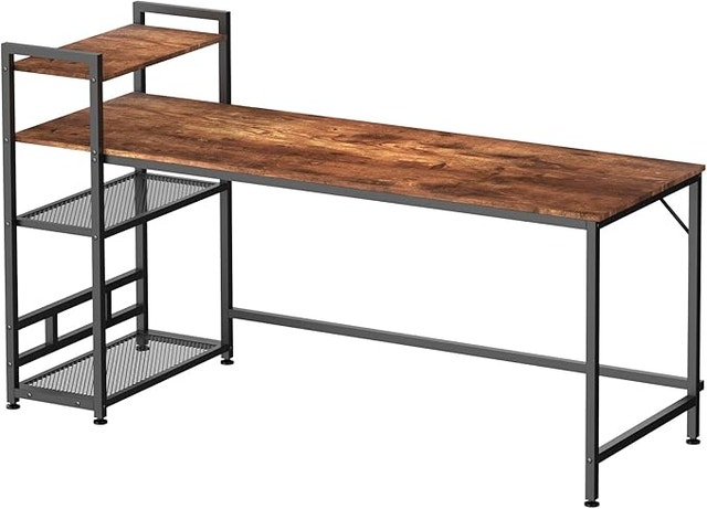 Office Desk with Bookshelf - photo 5