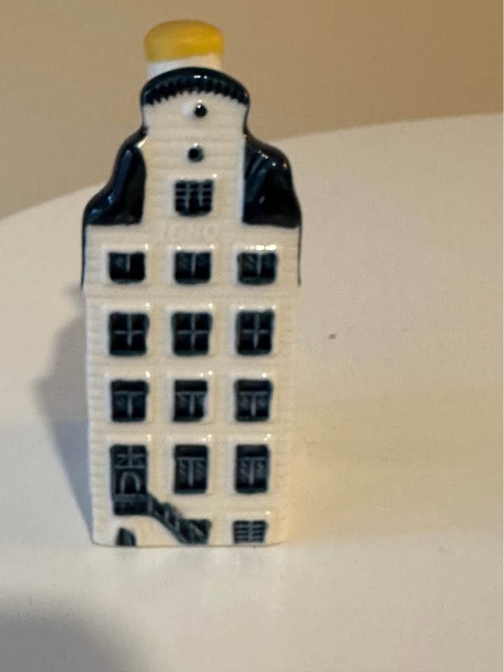 Vintage KLM Delft Blue Houses - Sealed Bols Gin Miniatures (Set - photo 3