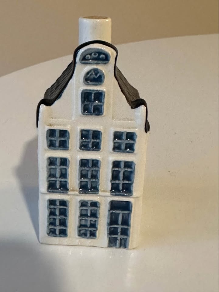 Vintage KLM Delft Blue Houses - Sealed Bols Gin Miniatures (Set - photo 4