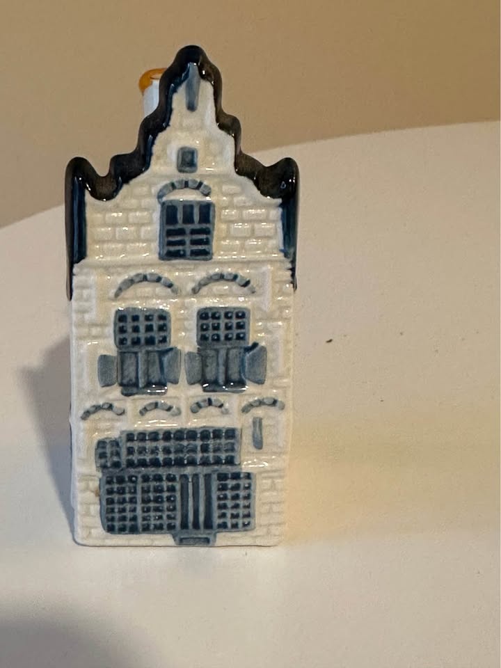 Vintage KLM Delft Blue Houses - Sealed Bols Gin Miniatures (Set - photo 5