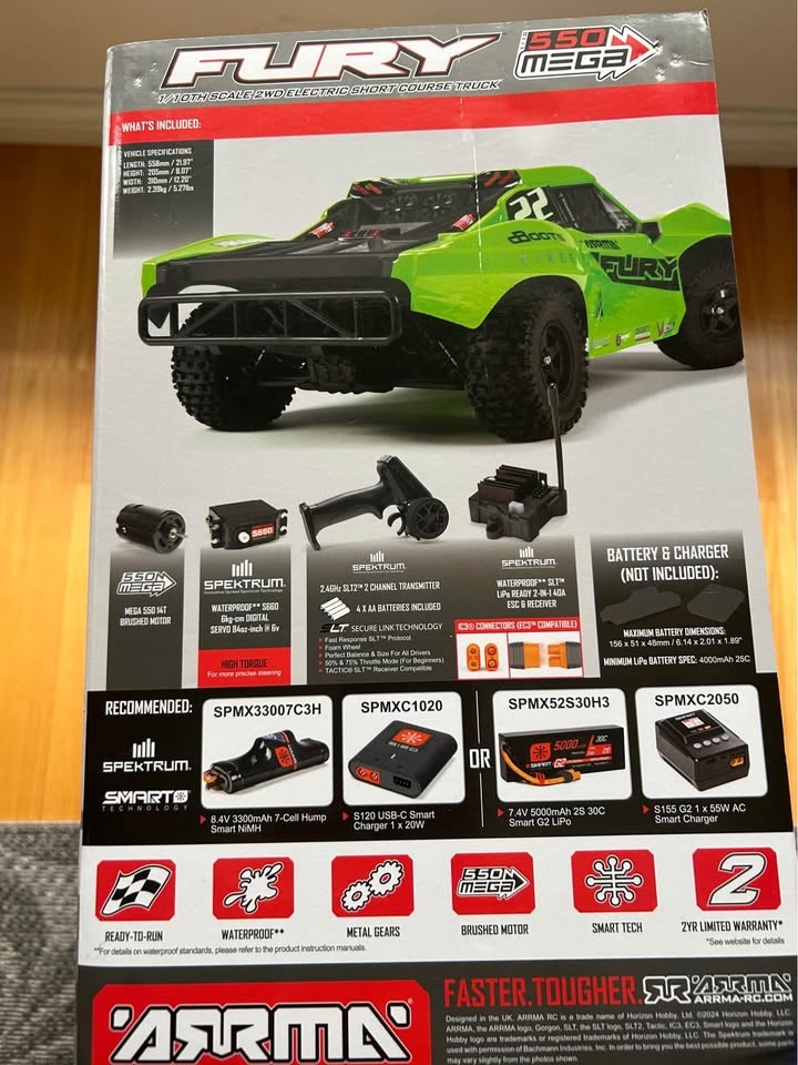 Arrma Fury SC Truck BNIB - photo 3