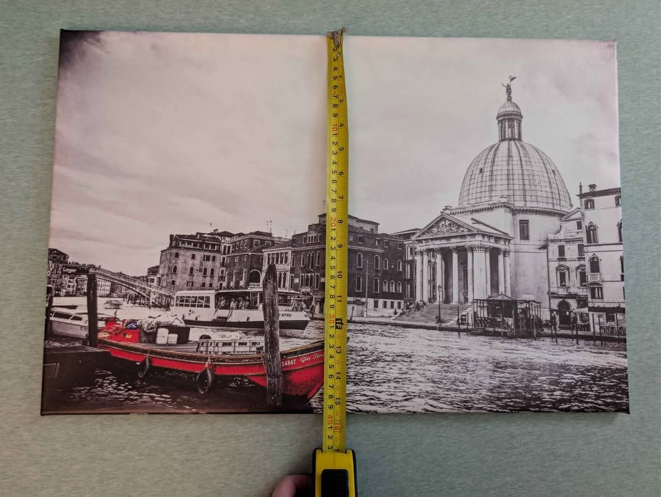 3 Black, White & Red Canvas Prints Wall Art - photo 2