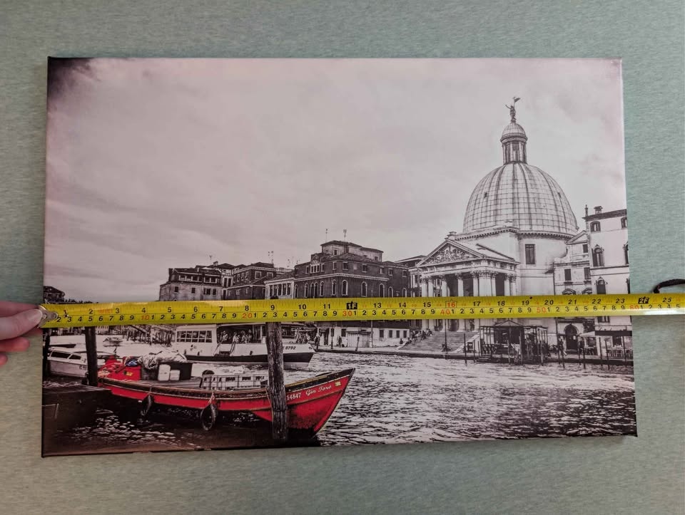 3 Black, White & Red Canvas Prints Wall Art - photo 3