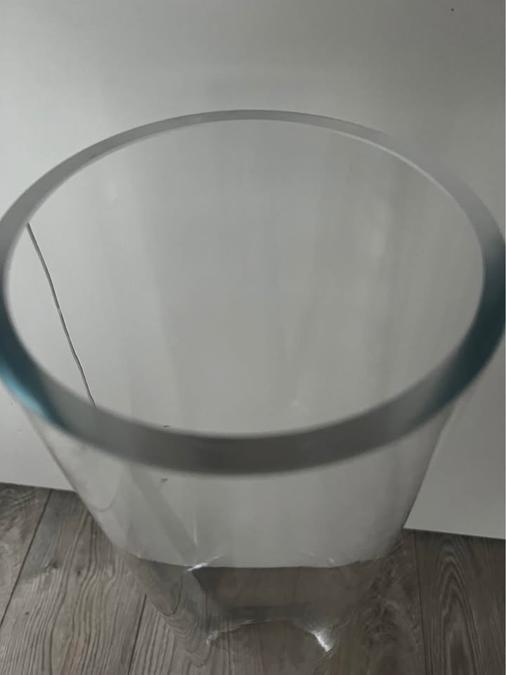 Tall glass decoration vase - photo 4