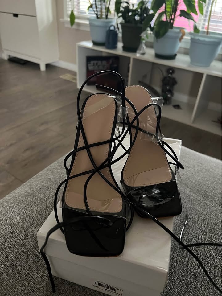 Women high heels clear size 36 - photo 2