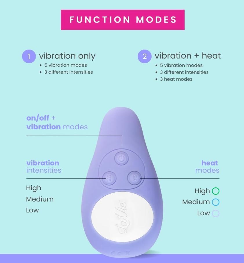 LaVie Warming Lactation Massager 3-in-1 Heat + Vibration - photo 4