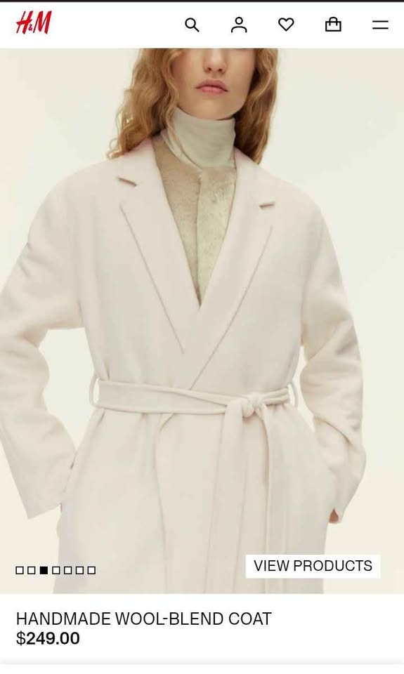 Women's H&M Coat - Medium - photo 2