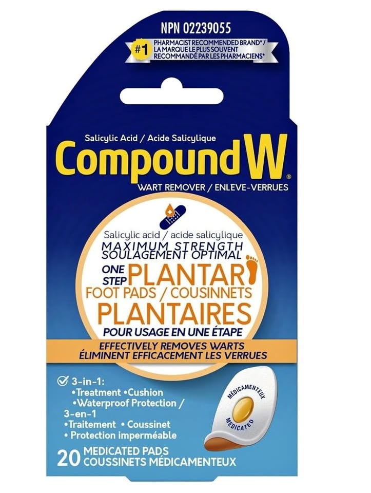 Compound W Wart Remover Foot Pads - 20 Count