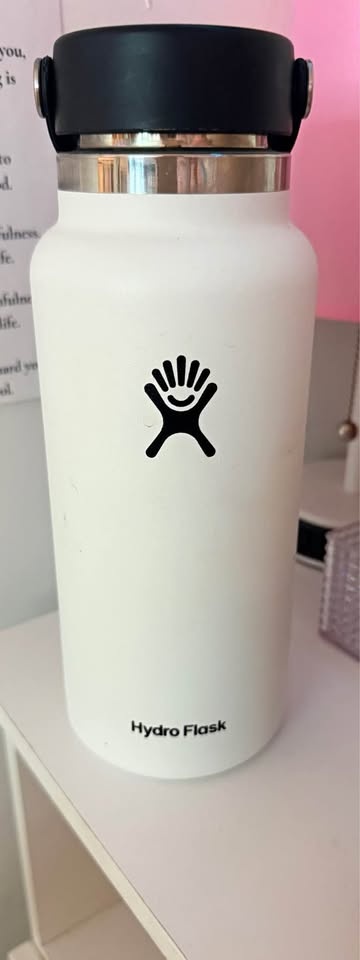 Hydro Flask 32 oz White Wide Mouth Bottle Flex Cap