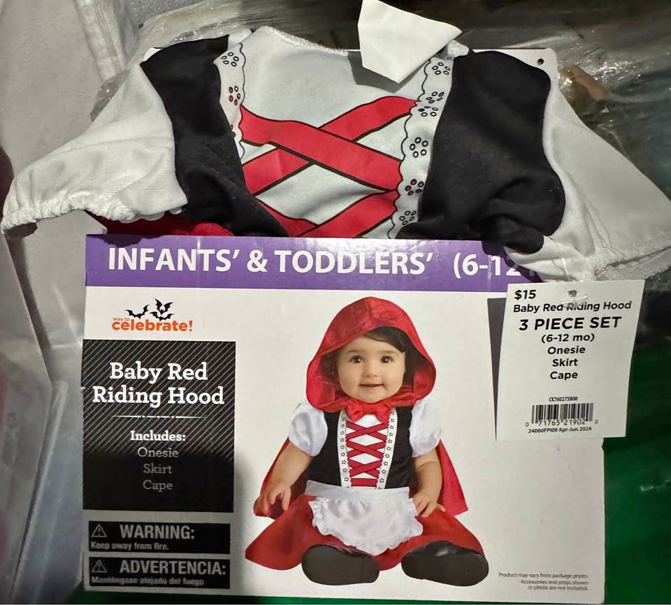 Infant/Toddler Lil Red Riding Hood Costume