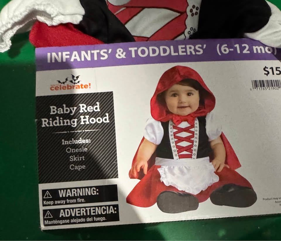 Infant/Toddler Lil Red Riding Hood Costume - photo 3