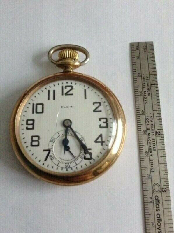 Rare Railroad Grade Elgin 21j Pocket Watch