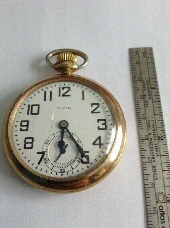 Rare Railroad Grade Elgin 21j Pocket Watch - photo 4