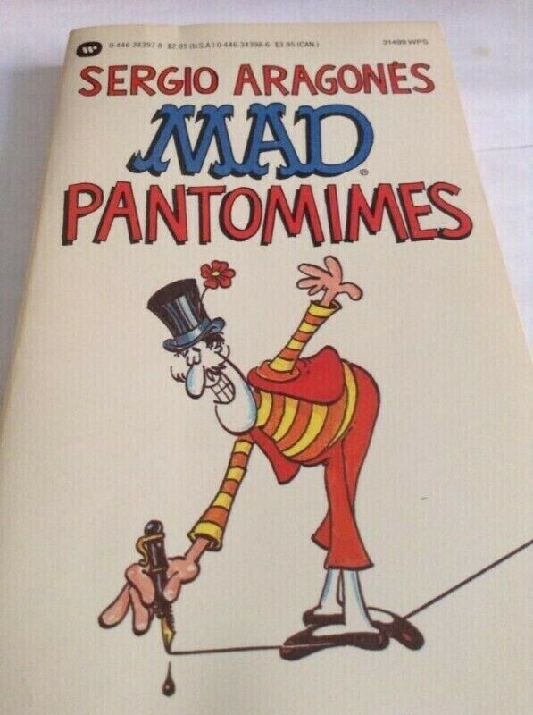 Rare Vintage MAD magazine :Sergio Aragones MAD pantomimes (book)