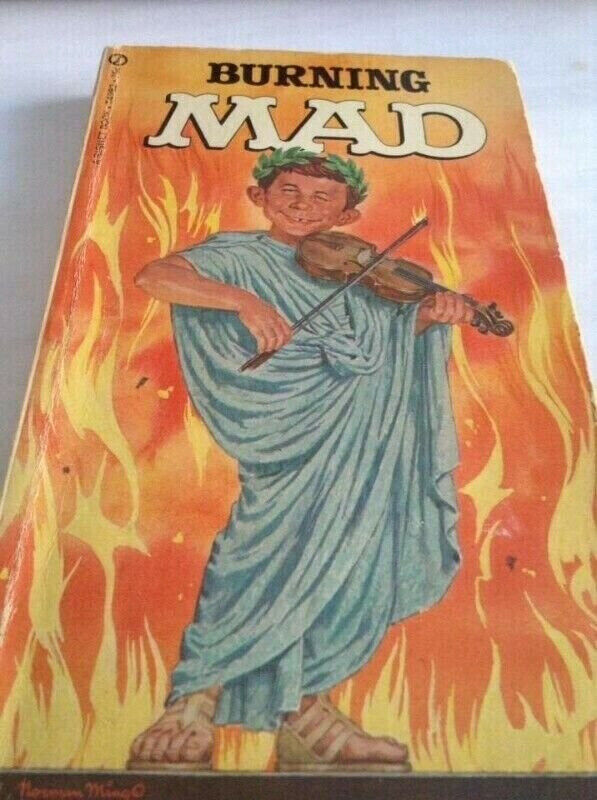 Rare collectible early MAD Magazine: Burning MAD (book)