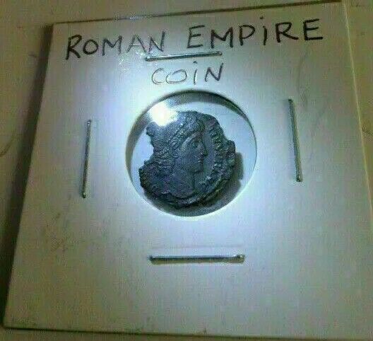 Rare Antique Ancient Roman Empire Coin Artifact