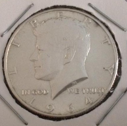 1964 US Kennedy Sterling Silver Coin