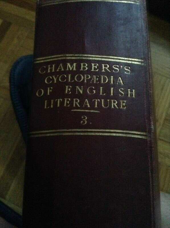 Rare Antique 1903 Chamber's Encyclopedia of English Literature