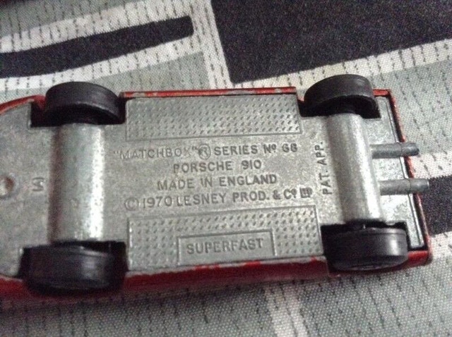 Rare Vintage Lesney Matchbox Porsche 910 - Made in England - photo 2