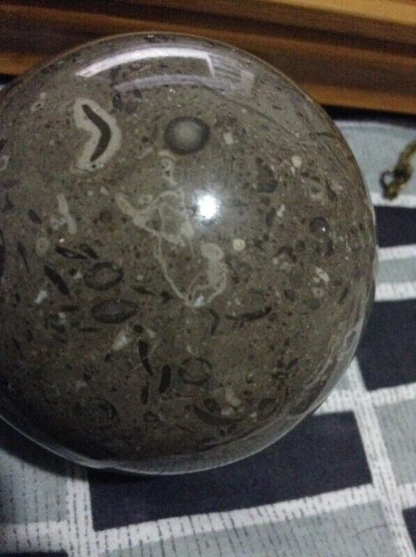 Rare Antique Authentic Fossil Ball - photo 2