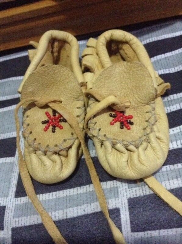 Handmade Real Deerskin Kid Shoes