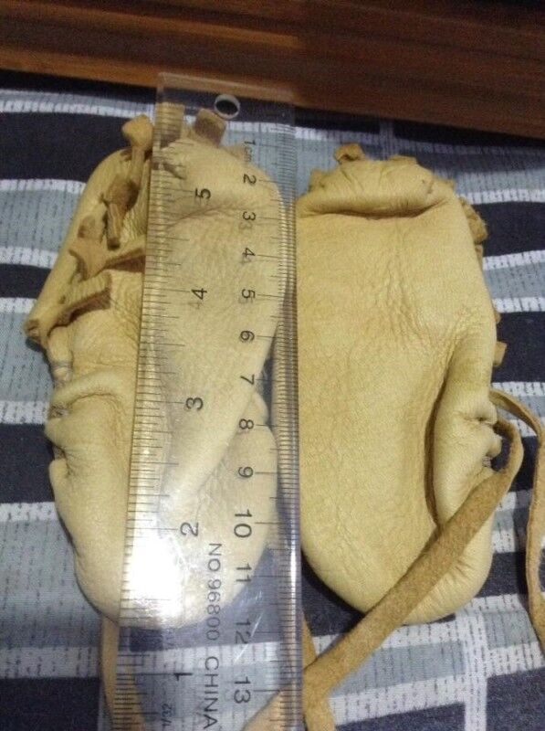 Handmade Real Deerskin Kid Shoes - photo 3