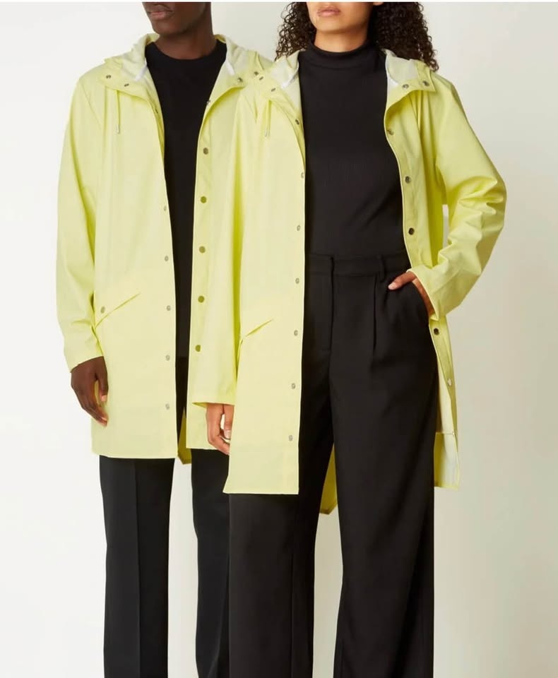 Rains Long Jacket Raincoat (Unisex S/M)