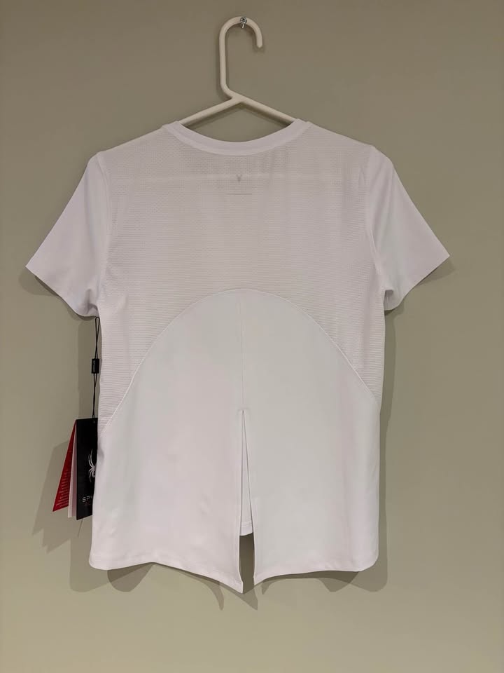 NWT Spyder White Women's Athletic Tee Small - photo 2